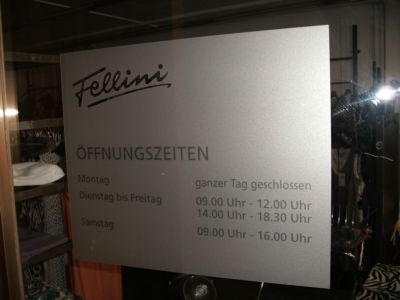 Fellini, Italienische Mode, Altst�tten