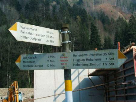 Steckenweg Dornbirn - Emsreute