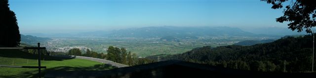 Blick aufs St. Galler Rheintal